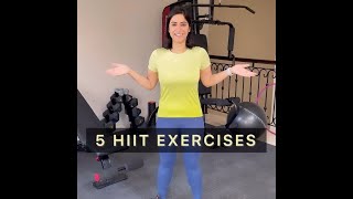 5 HIIT EXERCISES #shorts