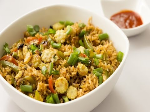 Babycorn and Black Pepper Fried Rice Babycorn and Black Pepper Fried Rice