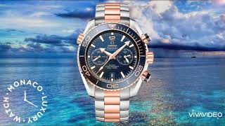 OMEGA SEAMASTER PLANET OCEAN 600M 215.20.46.51.03.001 45,5 mm Steel and Rose Gold Dial Blue