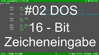 [#02] | DOS FASM Zeicheneingabe