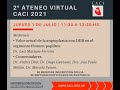 1-07-21 | 2º Ateneo Virtual CACI 2021