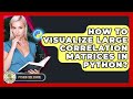 How To Visualize Large Correlation Matrices In Python? - Python Code School