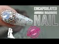 Encapsulated Aurora Diamonds Nail - Wedding Nails Part 4