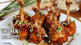 Chicken Lollipops with Honey Glaze 🍗