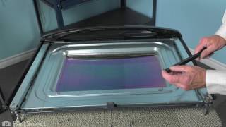 Whirlpool Range/Oven Repair - How to Replace the Exterior Door Glass (Whirlpool # WPW10118455)