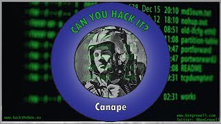 Canape - Hackthebox.eu
