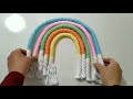 makrome gÖkkuŞaĞi yapimi diy macrame rainbow