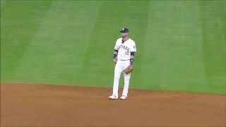 Yuli Gurriel playing 3rd base...Astros vs. Cubs...5/28/19