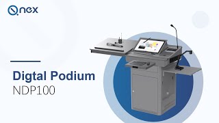 Enhance Lectures with Digital Excellence: Introducing the Q-NEX Digital Podium NDP100