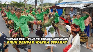 VARIASI GENDANG BELEQ BGS _ BAJANG GIRANG SURADADI \u0026 ENTIN SHAMPOO MEMBUAT WARGA SEPAKAT GEMBIRA