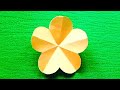 How To Make Simple and Easy Five Petals Paper  Flower Cutting / DIY