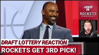 Houston Rockets Get #3 Pick In NBA Draft! Trade Out Or Draft The Pick? Possible