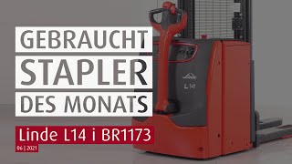 Linde Hochhubwagen L14 i BR1173 | Gebrauchtstapler des Monats Juni 2021 | Sander Fördertechnik