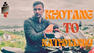 Khotang to kathmandu | solo ride from khotang