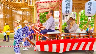 浦安三社例大祭ー稲荷神社ー神輿渡御　2024.06.15 Japan Walk 4K