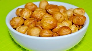 Comment monder et torréfier les noisettes?أسهل طرق تقشيرالبندق