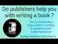 Do Publishers Helps you with writing a book? | This is how bookera publisher can help you