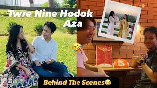 Twre Nine Hodok Aza | Behind The Scene Vlog 😂 | Samujjwal Dewan | Ft.Pratistha Chakma | Oishika