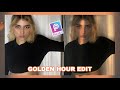 HOW TO EDIT FAKE GOLDEN HOUR | PicsArt App Tutorial