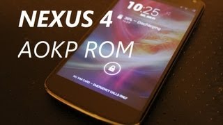 AOKP Rom for the Nexus 4 (Milestone 1) 4.2.2