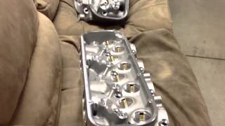 AIR FLOW RESEARCH CHEVY BIG BLOCK STROKER 489 BUILD PART 3 AFR HEADS INSIDE