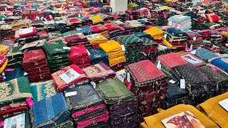 1000 रुपए वाली साड़ी | मात्र 99 रुपए से साड़ी | हैवी साड़ी Surat Work Saree | Saree Factory Live