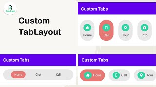 Custom TabLayout in Android