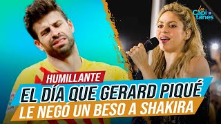 El día que Gerard Piqué le negó un beso a Shakira y le hizo HUMILLANTE desplante EN VIVO | VIDEO