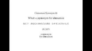 英語よみきかせリズミクス Cinnamon Synonym 01