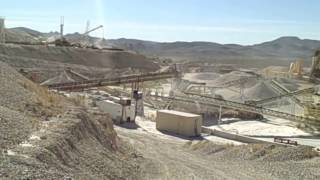 The processing plant at Sloan Quarry, an Aggregate Industries operation near Las Vegas