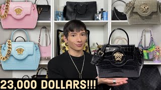 MOST EXPENSIVE VERSACE BAG! Versace Alligator La Medusa Bag!