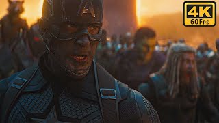 Мстители: Финал | Финальная сцена битвы | 4K 60Fps | Отрывок из фильма | Avengers: Endgame