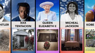 Tombstones of the Most Famous People Who Died | Comparison