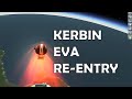 Returning from Minmus to Kerbin with only an EVA Suit | KSP