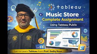 Tableau: Music Store Complete Assignment Using Tableau Public By Professor Sadiq Nuur