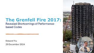 [Building Surveying, Fire Safety] Performance Based Fire Code and Grenfell Fire 2017