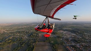 Microlight Formation Over Ballószög