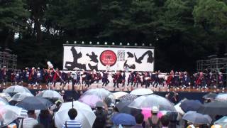 國士舞双　～2014スーパーよさこい・１日目(原宿口ステージ)