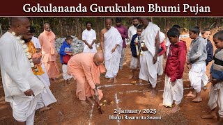 Gokulananda Gurukulam Bhumi Pujan at Belagavi | Bhakti Rasamrita Swami