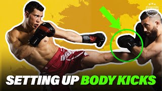 ADVANCED SPARRING DRILLS TO SET UP BODY KICKS | BAZOOKATRAINING.COM