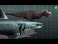 what if megalodon fought titanoboa