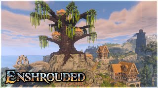 I Built a Big Treehouse in Enshrouded!