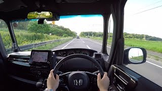 【試乗動画】2017/2018 新型 ホンダ N-BOX Custom G・L ターボ Honda SENSING 4WD - 市街地試乗