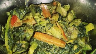 Sorse Palang Paturi / Spinach curry with vegetables/ সরষে পালং পাতুরি/ Traditional Indian Recipes/