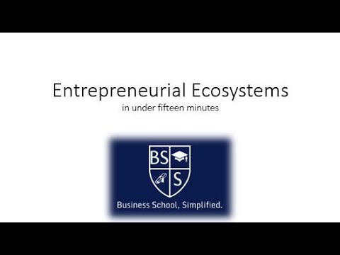 Entrepreneurial Ecosystems Concept And Isenberg's Six Domains Framework ...