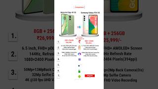 Motorola Edge 40 5g Vs Samsung Galaxy F54 5g Phone Comparison 📱 #shorts #moto #samsung