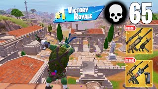65 Elimination Solo vs Squads Wins (Fortnite Chapter 5 Gameplay Ps4 Controller)