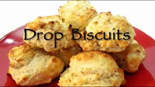 Biscuit Recipe - How to make Drop Biscuits - PoorMansGourmet