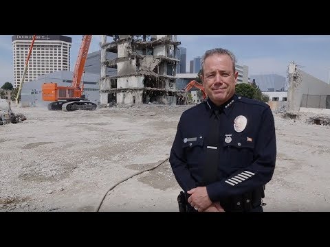 How long was Parker chief Why did he stop being the chief of the LAPD?