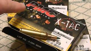 PMC X-tac 5.56 Nato 62 Grain Green Tip Ammo review